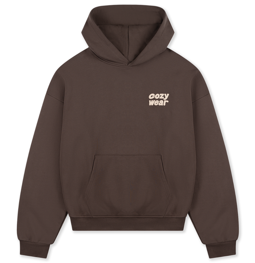 COZY WEAR CACAO BASIC HOODIE