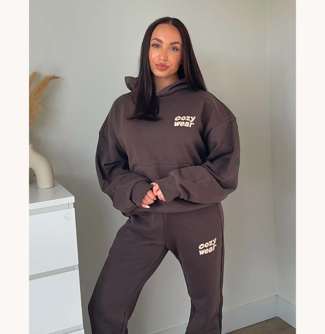 COZY WEAR CACAO BASIC SWEATPANTS