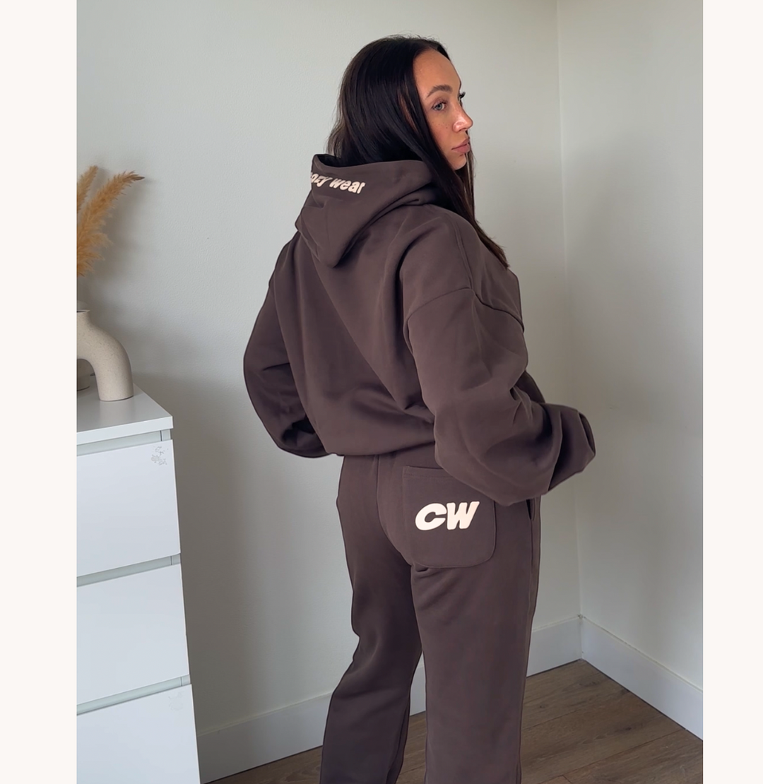 COZY WEAR CACAO BASIC SWEATPANTS
